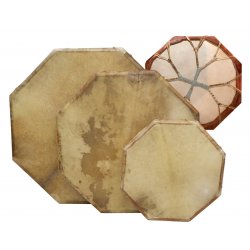 Goatskin octagonal