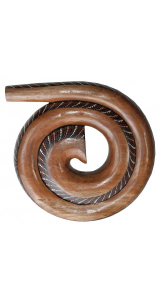 Didgehorn wood large painted