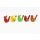 Chirping bird ceramic colorful
