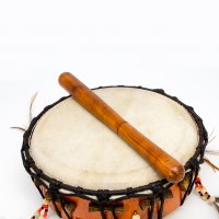 Rahmentrommel Ziege Rund Dekorativ 22cm