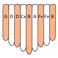 Kalimba skin transparent 9 B-Integral