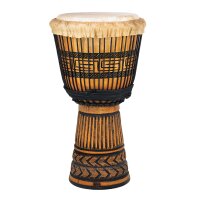 Black Deepcarved Djembe 65cm Design 1
