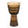 Black Deepcarved Djembe 65cm