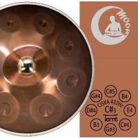 Moon II Handpan Cis-Ziska 432Hz