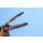 Turkey feather 28-30cm with leather