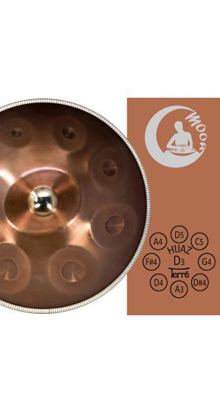Moon-II Handpan D-Hijaz