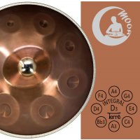 Moon-II Handpan D-Integral/ Kurd