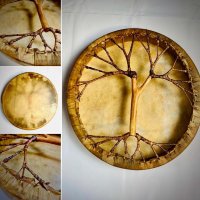 Shaman drum goat tree 50cm