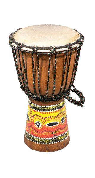 Djembé Aborigine Dot-Paint 30cm
