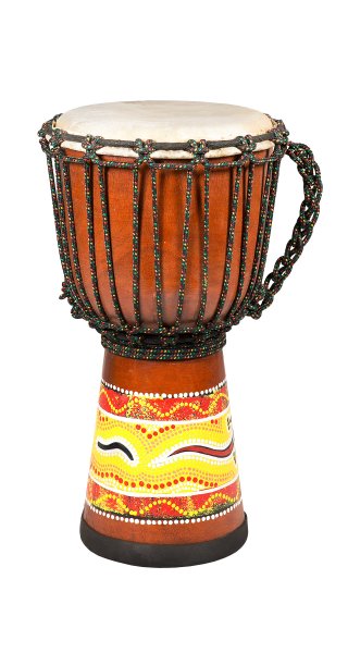 Djembé Aborigine Dot-Paint 40cm