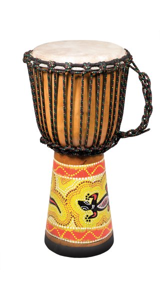 Djembé Aborigine Dot-Paint 50cm
