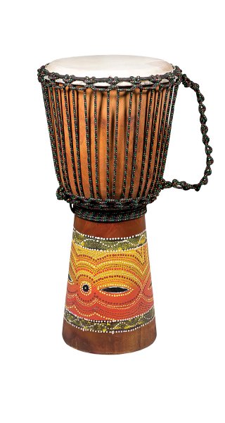 Djembé Aborigine Dot-Paint 60cm