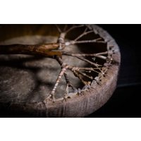 Schamanentrommel Ziege Fell Baum 45cm