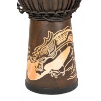 Djembé Line-Carve Dragon 50cm