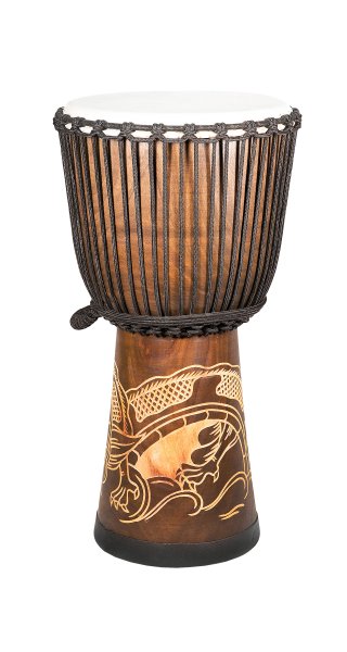Djembé Line-Carve Drachen 60cm