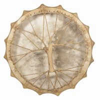 Shaman drum Siberian "Kokopelli " goat 58cm