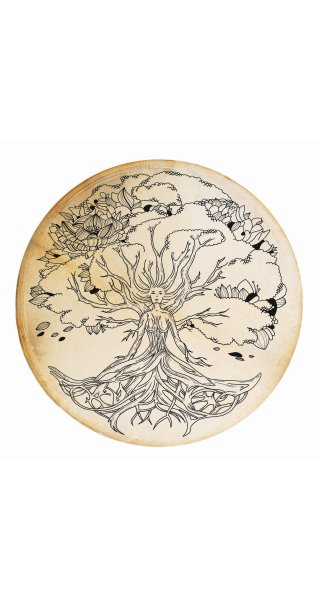 Shaman drum Lady of the Wood - goat 50cm