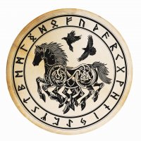 Schamanentrommel Sleipnir Runen - Ziege 40cm