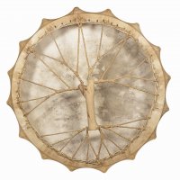 Schamanentrommel Siberian Tree of Life  - Ziege 58cm