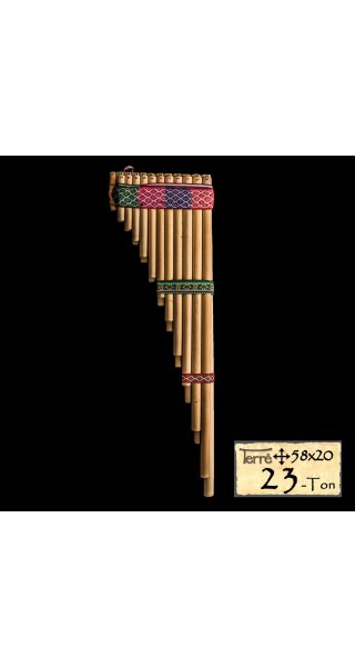 Panflute Peru 23-tone L