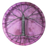 Schamanentrommel Lila Rund 50cm