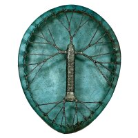 Shaman drum Egg turquoise 57/44cm