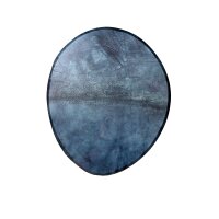 Schamanentrommel Grau oval