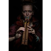 Indian flute double tone A