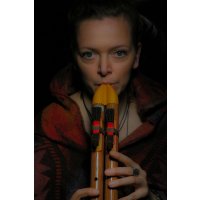 Indianerflöte double Ton F