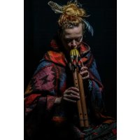 Indian flute double tone G