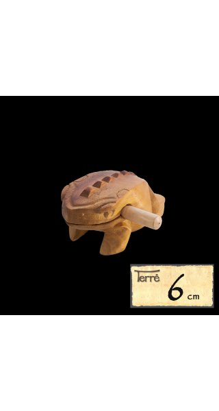 Klangfrosch mit 6 cm langem Klangrücken