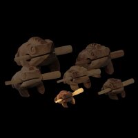 Klangfrosch mit 6 cm langem Klangrücken