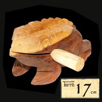 Klangfrosch mit 17cm langem Klangrücken