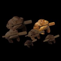 Klangfrosch mit 17cm langem Klangrücken