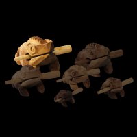 Klangfrosch mit 20cm langem Klangrücken