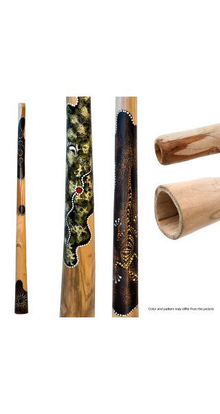 Didgeridoo Teak 150cm bemalt