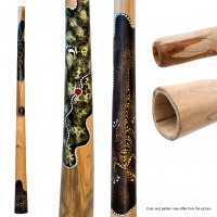 Didgeridoo Teak 150cm bemalt