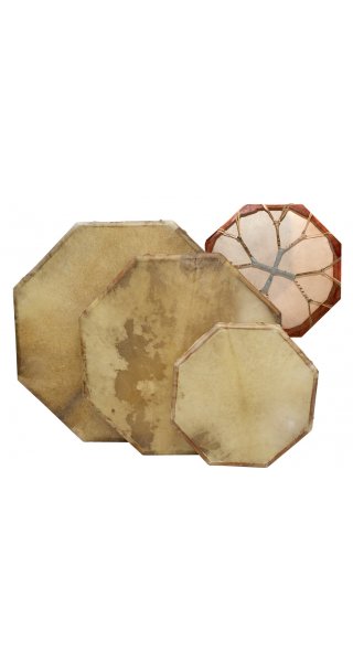 Schamanentrommel Ziege Oktagon 40cm