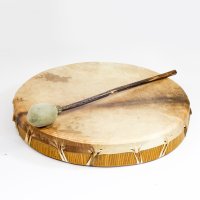 Schamanentrommel Ziege Rund 40cm