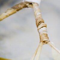 Shaman drum goat Kokopelli 30cm
