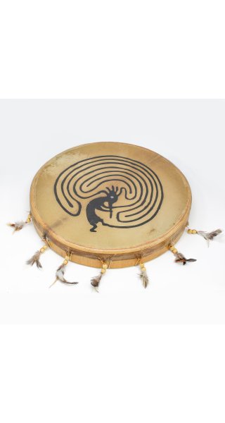 Schamanentrommel Ziege Bemalt 45cm