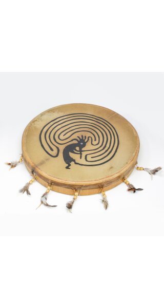 Schamanentrommel Ziege Bemalt 45cm