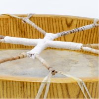 Schamanentrommel Ziege Fell Rund 45cm