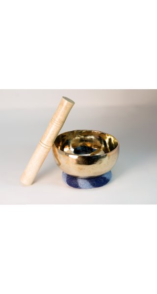 Singing bowl (500g) set with ring