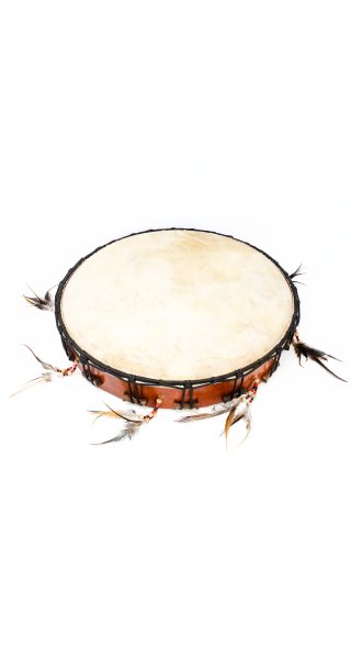 Frame drum, goat, round, decorative 38cm