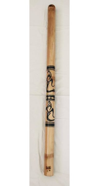 Didgeridoo bamboo Maori tattoo C#