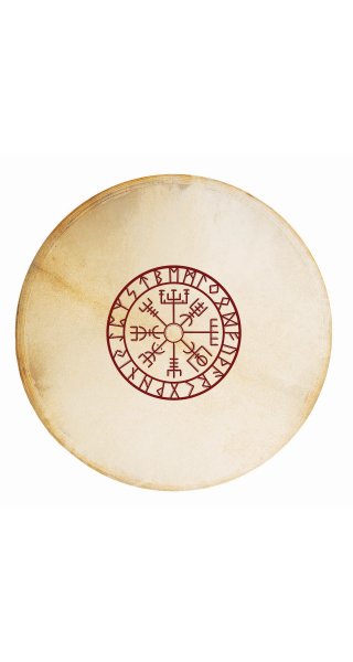 Shaman drum Viking/ Rune goat 50cm