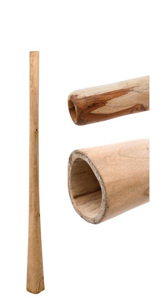 Didgeridoo made of teak wood 130cm natural